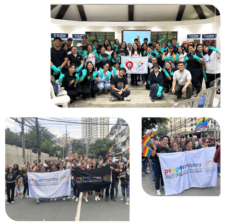 PSO Manila employees engage in corporate social responsibility activities